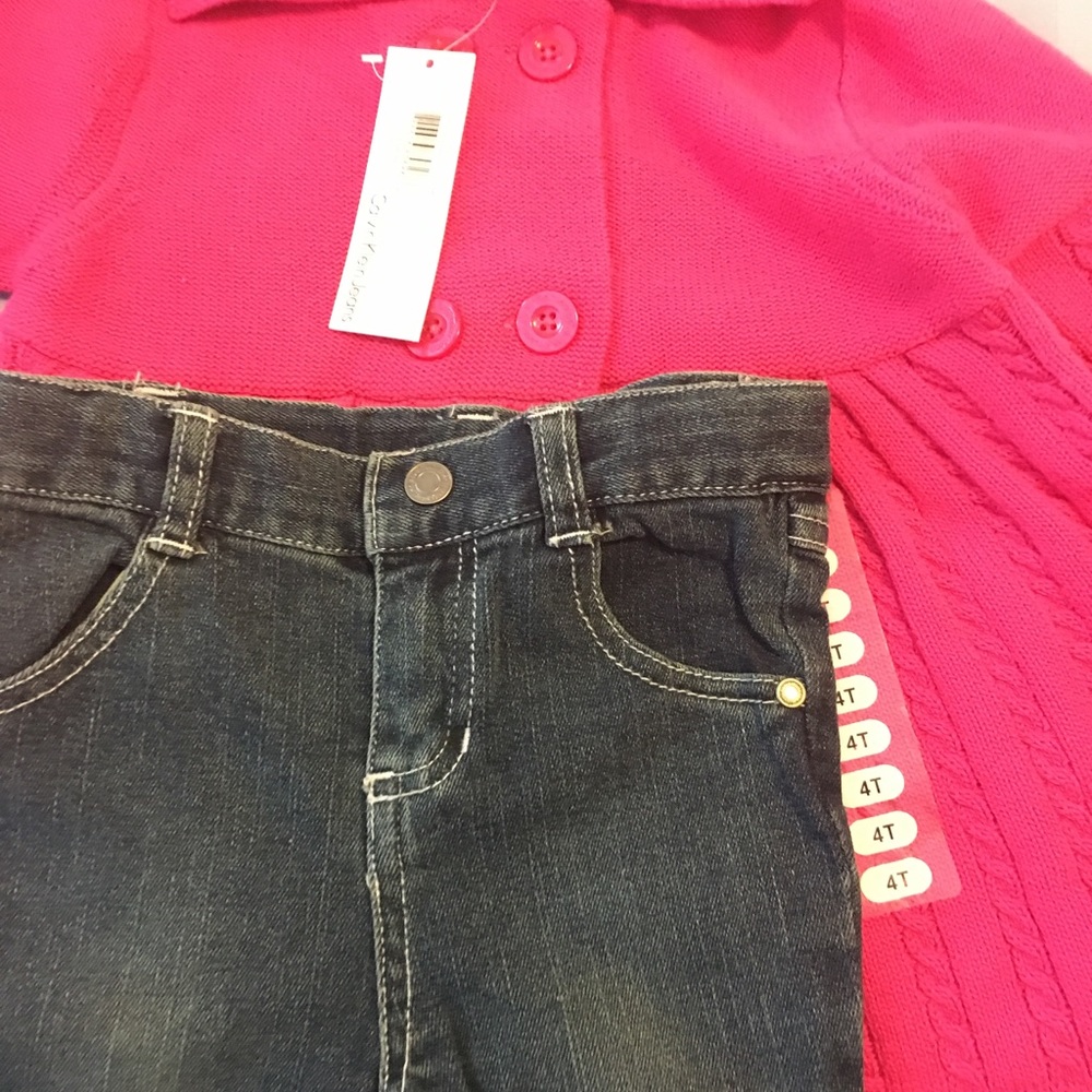 Calvin Klein girl’s 2 piece outfit size 4T
